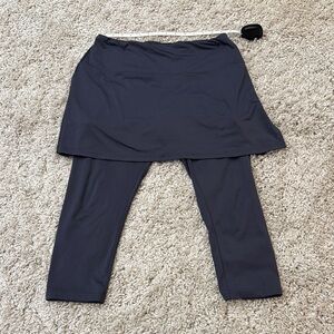 Fila Charcoal Skirted Leggings